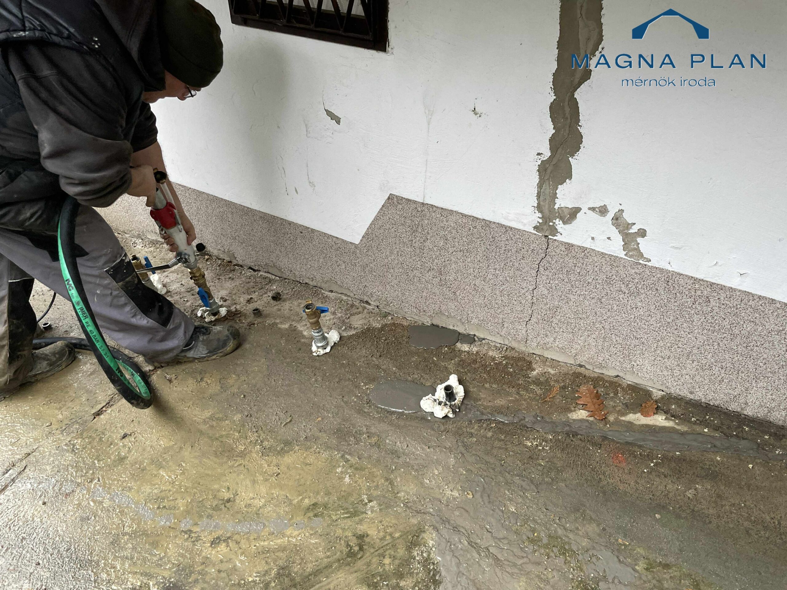Beton injektálás és mikrocölöpözés – Diósjenő