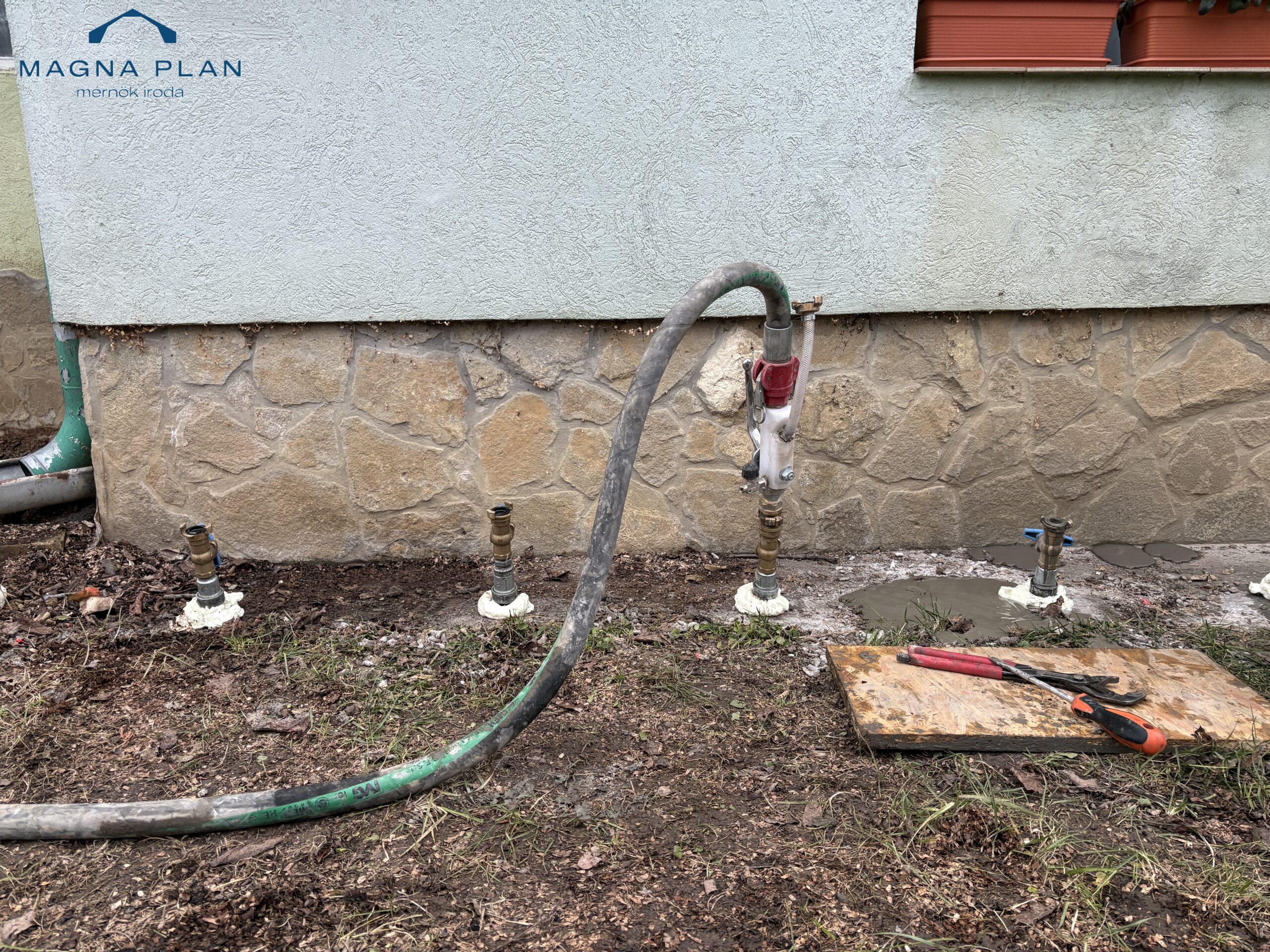 Beton injektálás és mikrocölöpözés – Pécs