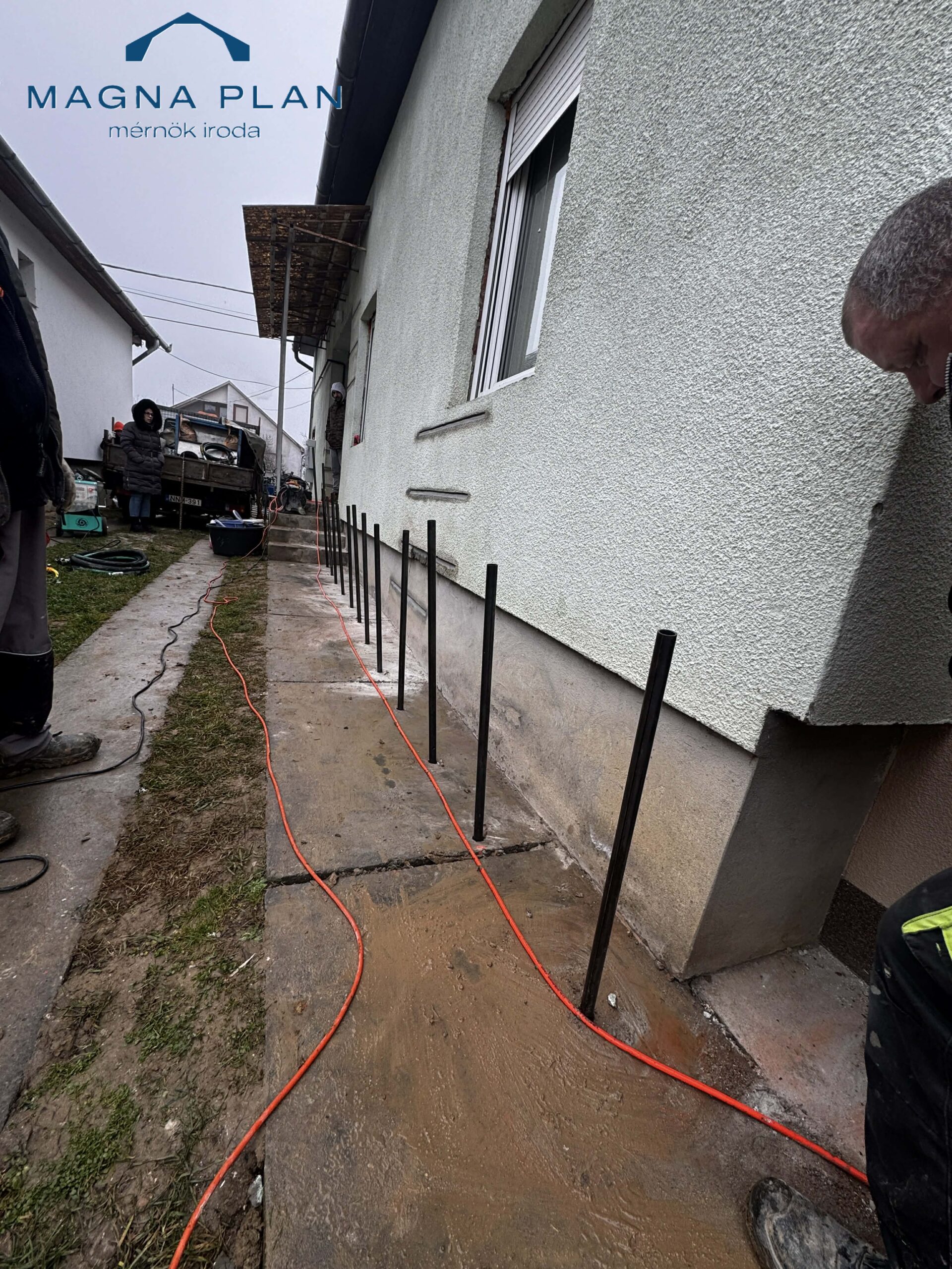 Beton injektálás és mikrocölöpözés – Kaposfüred