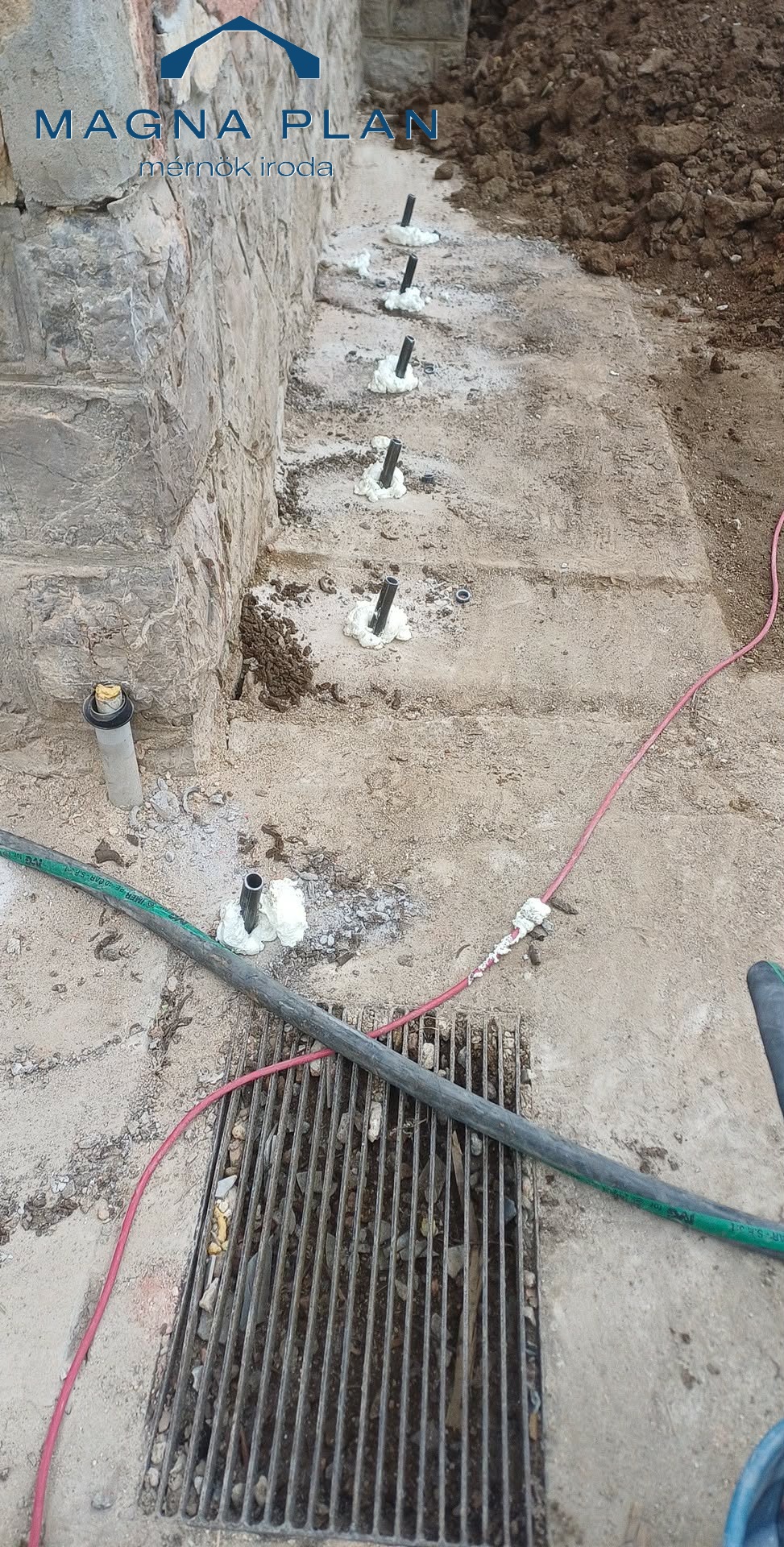 Beton injektálás és mikrocölöpözés – Pécs
